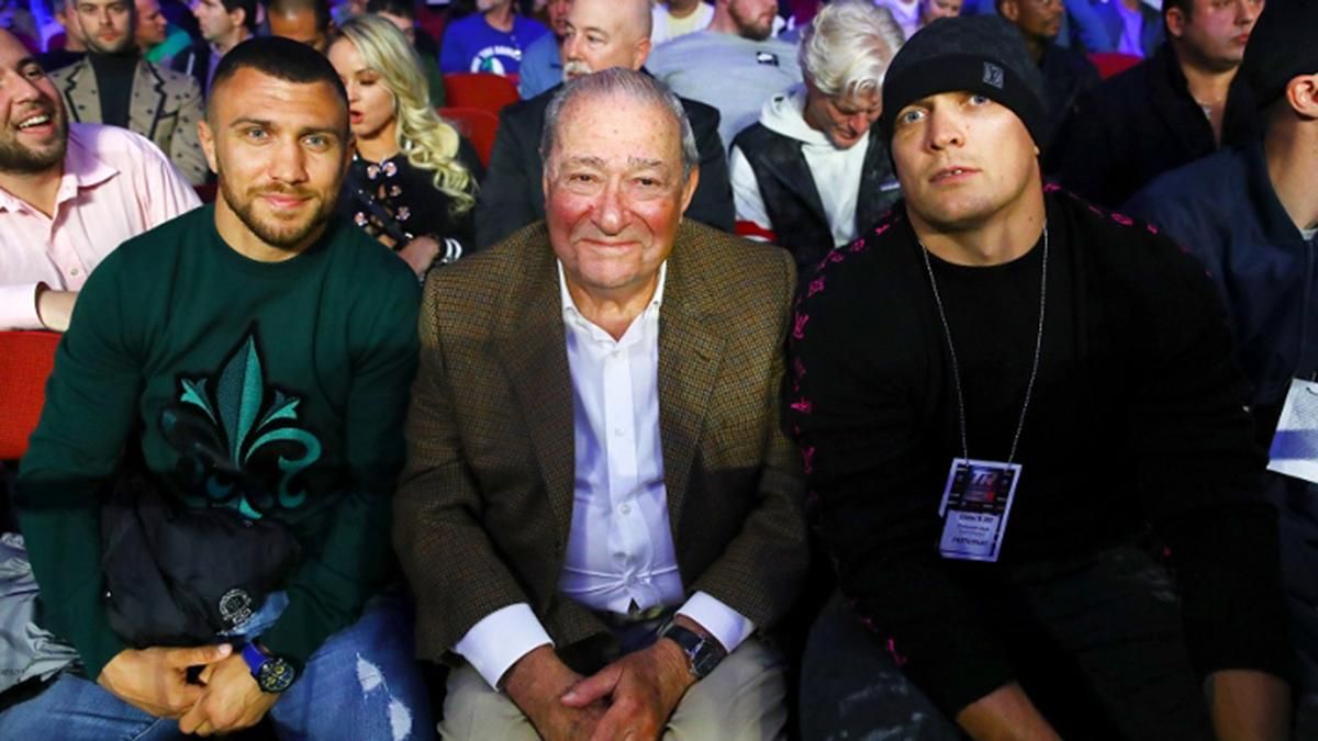 Ломаченко, Арум и Усик / фото Ringside24