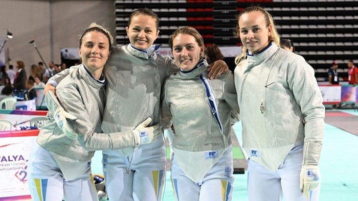 Харлан помогла сборной Украины получить бронзу на чемпионате Европы по фехтованию