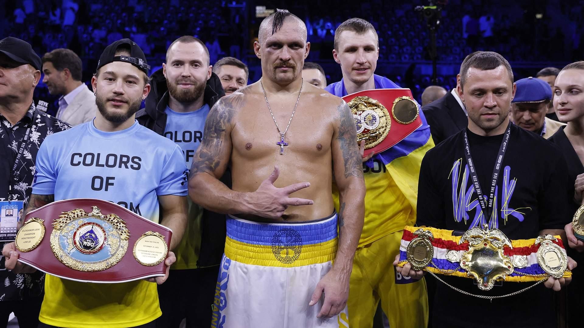 Александр Усик / фото Matchroom Александр Усик / фото Matchroom