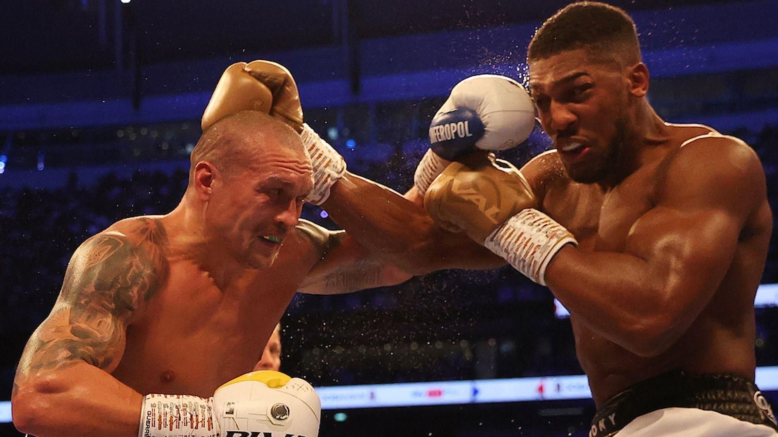 Олександр Усик против Энтони Джошуа / фото Sky Sports