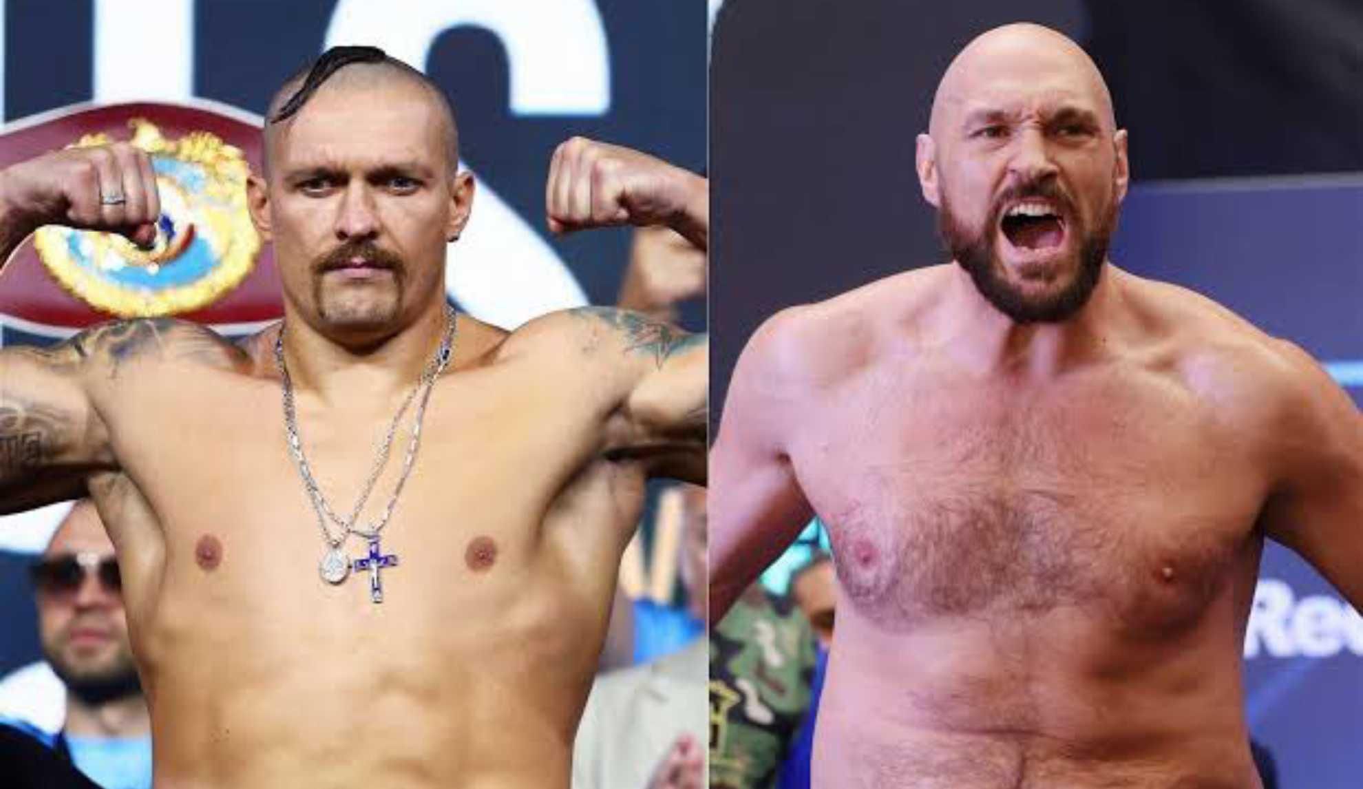 Усик против Фьюри / фото из соцсетей Усик против Фьюри / фото из соцсетей