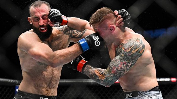 Долидзе уступил в рубке с Веттори и прервал победную серию в UFC – видео