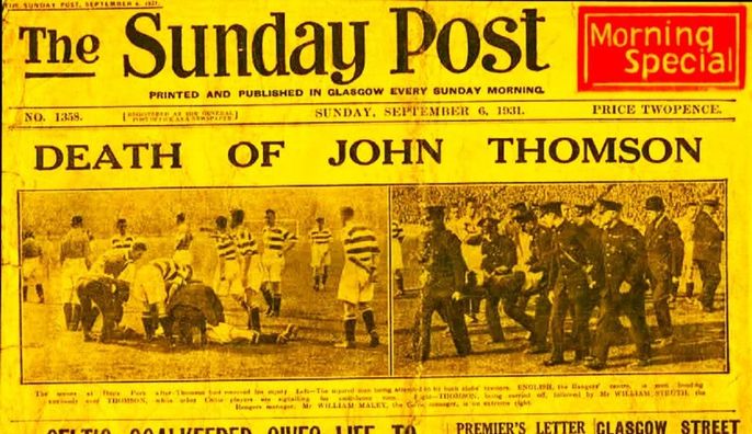 Голкіпер Селтіка загинув в Old Firm Derby на очах коханої, фани йшли пішки 90 кілометрів на його похорон