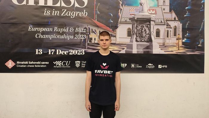 Favbet Foundation організував поїздку українця Андрія Трушка на чемпіонат Європи з шахів