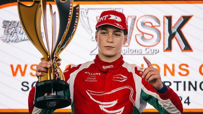 Український гонщик Бондарев, якого підтримує Favbet Foundation, здобув Кубок Чемпіонів WSK