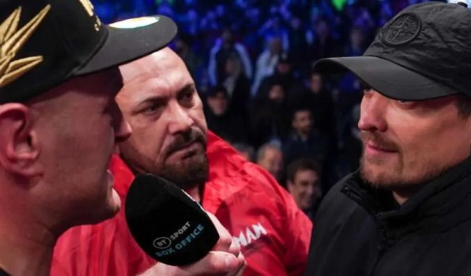 Фьюри обозвал Усика кроликом со щелью в зубах: "Я - король бокса"