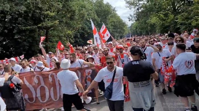 "Путін х**ло": фанати збірної Грузії потужно зарядили перед матчем з Чехією на Євро-2024