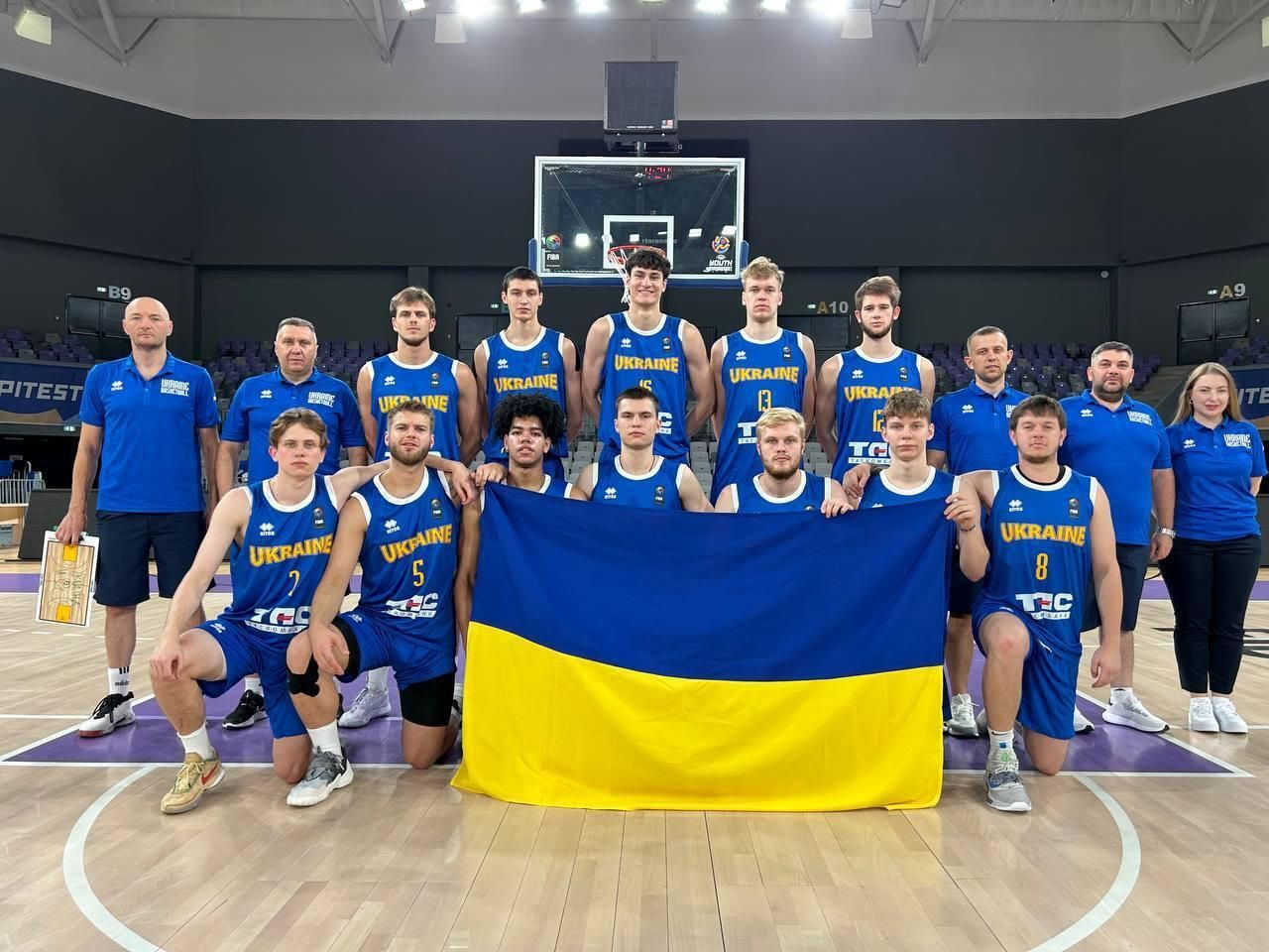 Збірна України з баскетболу U-20 / Фото ФБУ Збірна України з баскетболу U-20 / Фото ФБУ