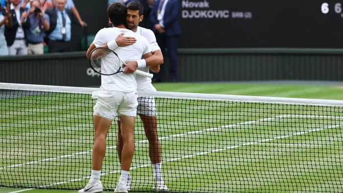 Алькарас на очах у Мудрика розгромив Джоковіча і став чемпіоном Вімблдону-2024