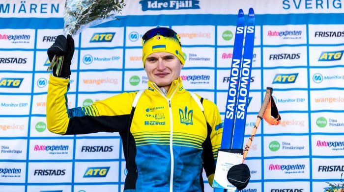 Мандзин стал первым украинским биатлонистом, который надел майку лидера на Кубке мира
