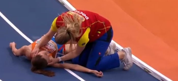 Звездная легкоатлетка потеряла сознание после жуткого падения во время забега на ЧЕ – видео