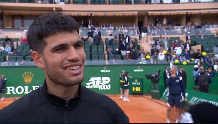 Алькарас безжально відповів на програний сет й пробився в 1/8 ATP 1000 в Монте-Карло