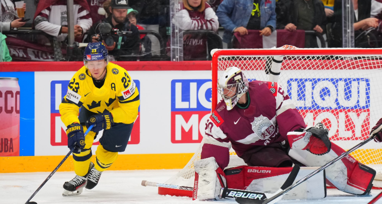Латвия – Швеция – 0:6 / Фото IIHF Латвия – Швеция – 0:6 / Фото IIHF