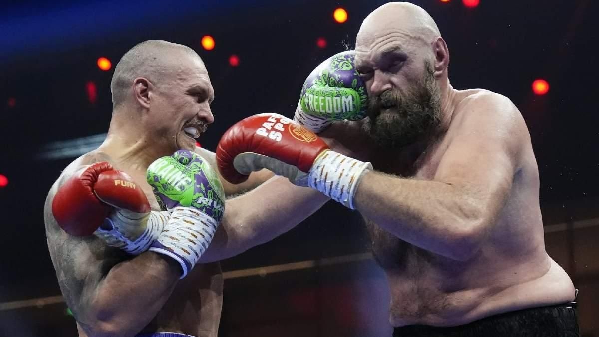 Олександр Усик проти Тайсона Ф'юрі / Фото Getty Images Олександр Усик проти Тайсона Ф'юрі / Фото Getty Images