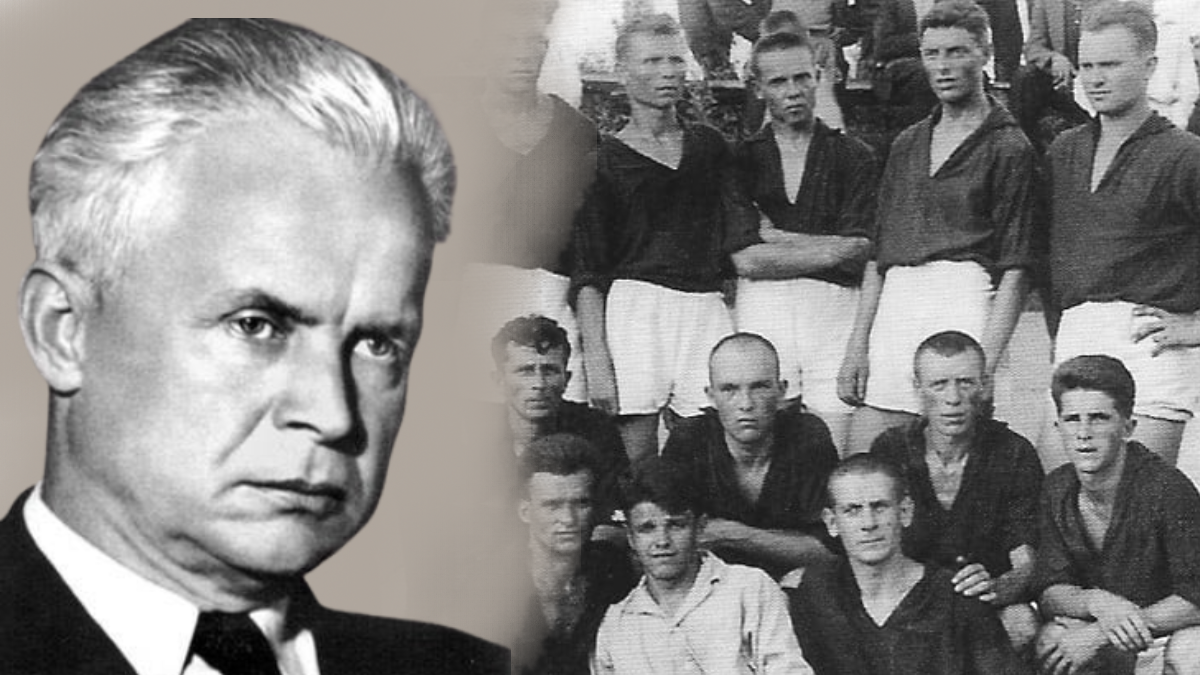 Олександр Довженко і Металіст у 1920-х / Колаж Спорт 24 Олександр Довженко і Металіст у 1920-х / Колаж Спорт 24