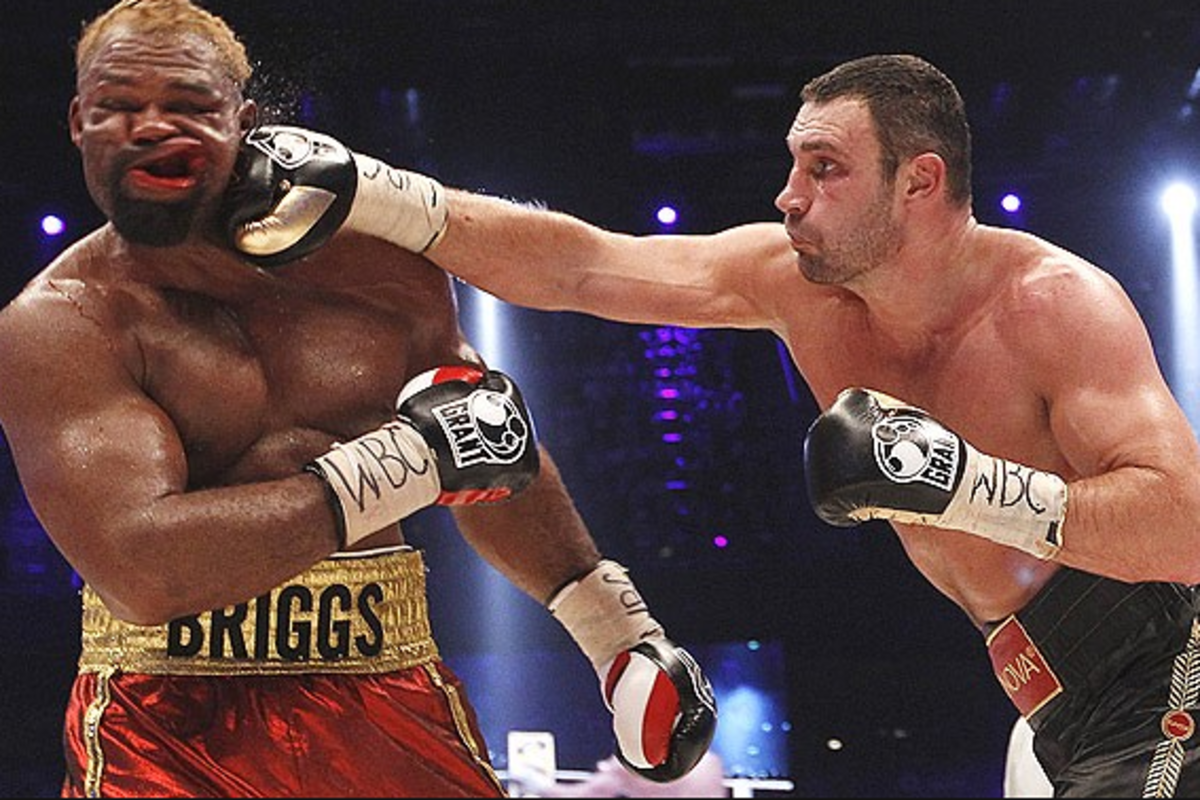 Шеннон Бріггс проти Віталія Кличка / Фото Boxrec Шеннон Бріггс проти Віталія Кличка / Фото Boxrec