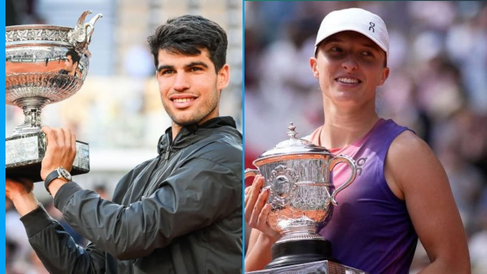 Алькарас и Свёнтек / Фото tennis365
