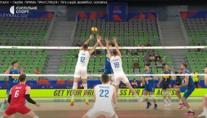 Італія розчавила Сербію у матчі суперників України в Лізі націй з волейболу