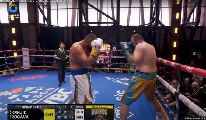 Український хевівейтер Рогава програв у чвертьфіналі Гран-прі WBC в Ер-Ріяді – це його перша поразка на профі-рингу