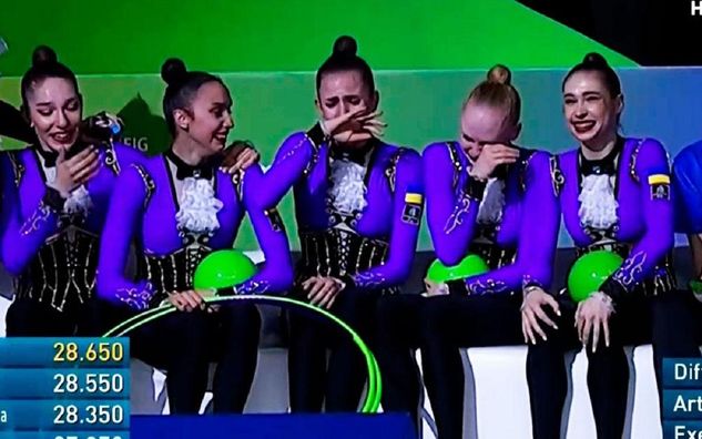 Украинки сенсационно стали чемпионками мира по художественной гимнастике в групповых упражнениях – впервые за 12 лет
