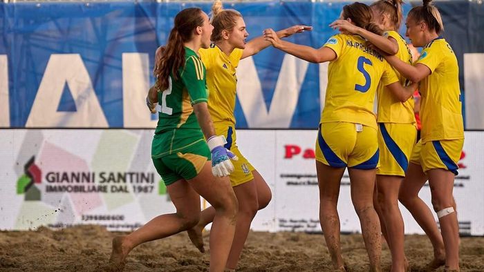 Україна зупинилася за крок від фіналу жіночої Євроліги-2025 з пляжного футболу