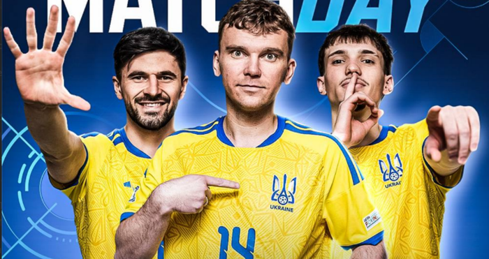 Украина – Литва: стартовый состав "сине-желтых" и онлайн-трансляция матча Евро-2026 по футзалу