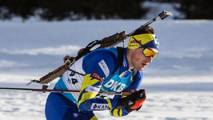 Збірна України з біатлону йшла другою в чоловічій естафеті на чемпіонаті Європи, але пролетіла повз квіткову церемонію