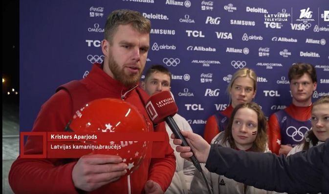 Латвийские санкари мощным жестом со шлемами поддержали Гераскевича и Украину на Олимпиаде 2026 (ФОТО)