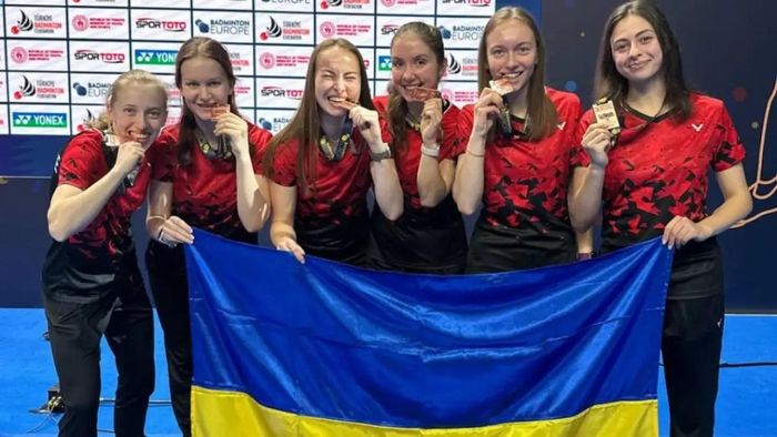 Україна вперше в історії здобула бронзу на чемпіонаті Європи з бадмінтону