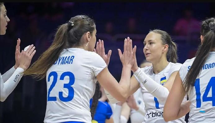 Женская сборная Украины по волейболу потерпела разгромное поражение от Нидерландов в Лиге наций