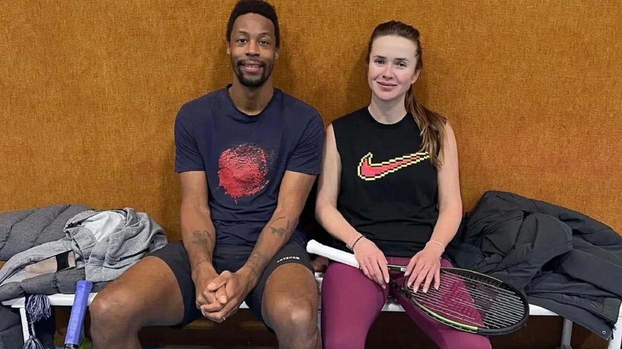 Гаель Монфіс та Еліна Світоліна / фото: instagram.com/iamgaelmonfils