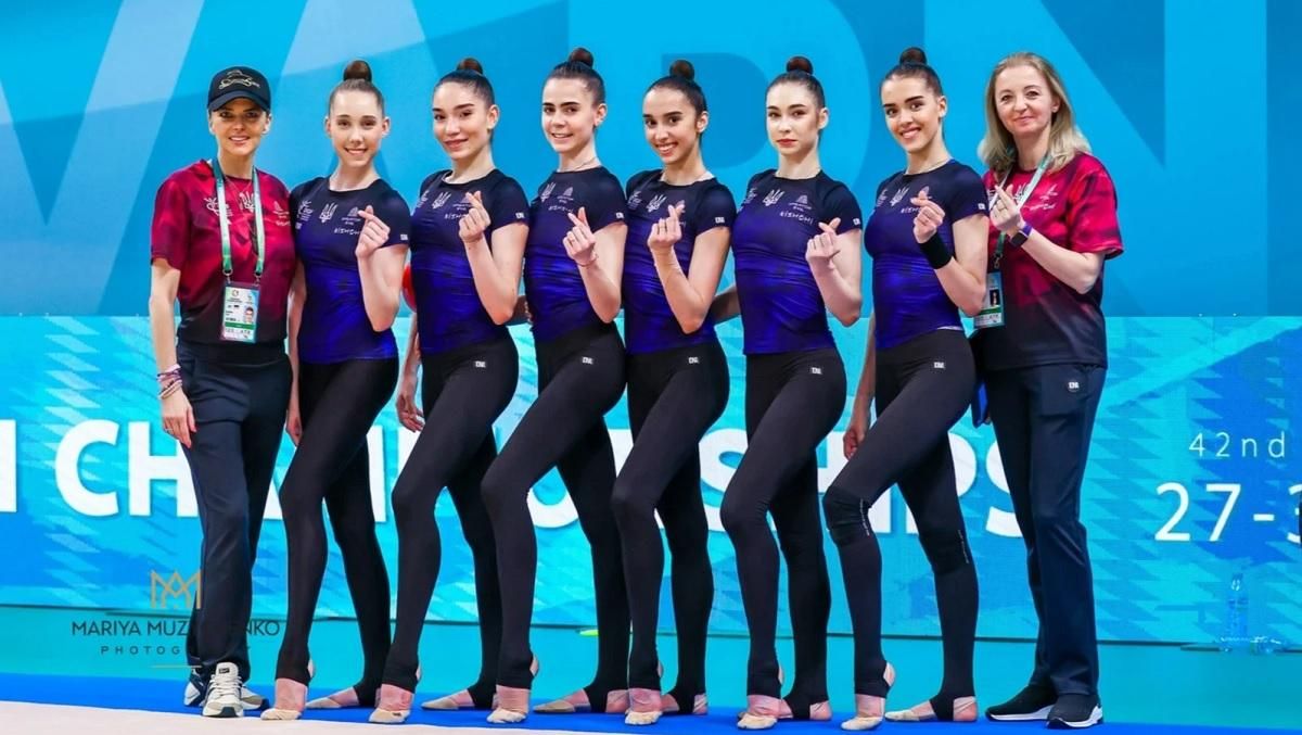 Збірна України з художньої гімнастики / Фото Ukrainian Rhythmic Gymnastics Federation