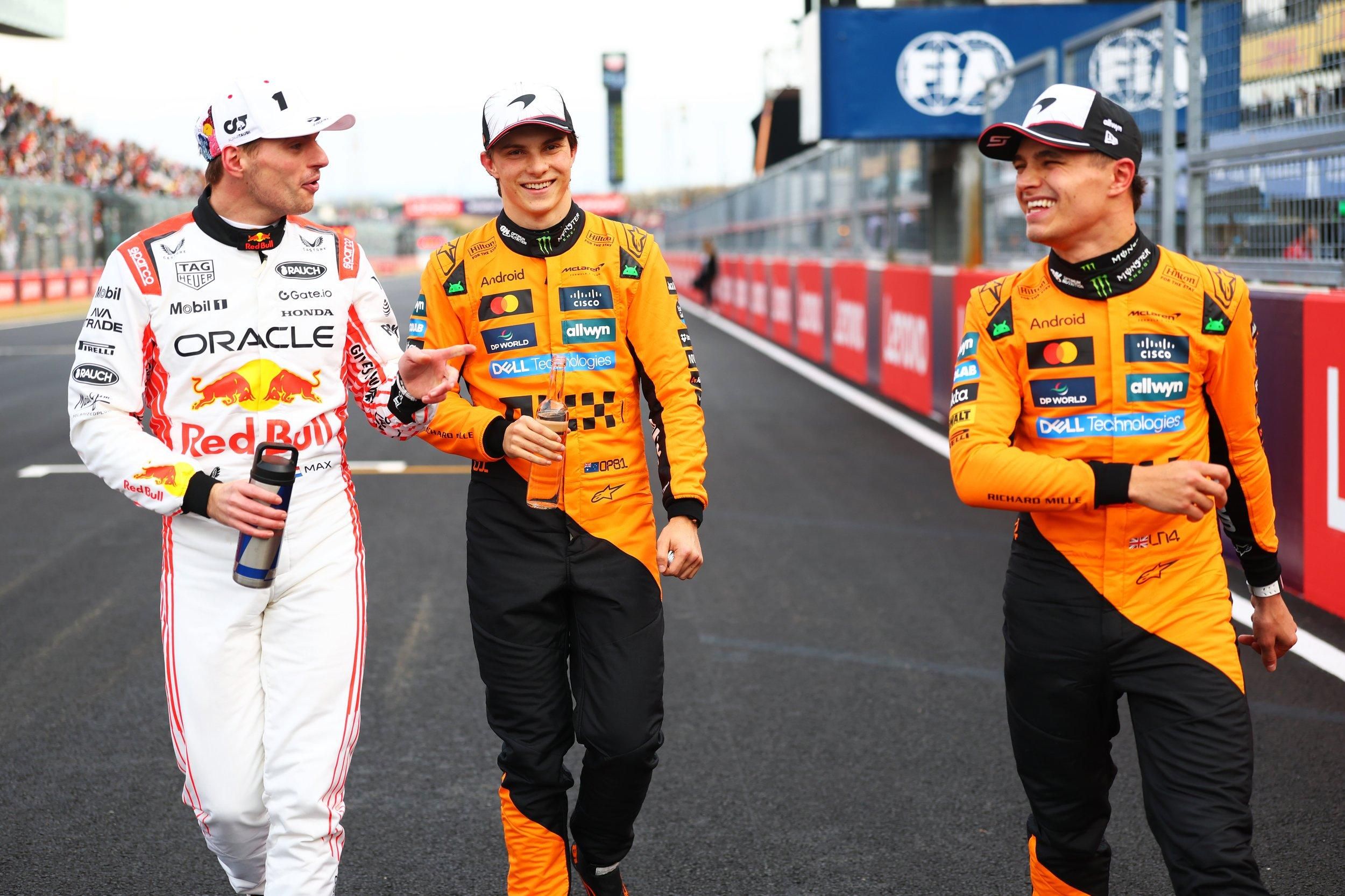 Ферстаппен, Піастрі та Норріс / Getty Images Ферстаппен, Піастрі та Норріс / Getty Images