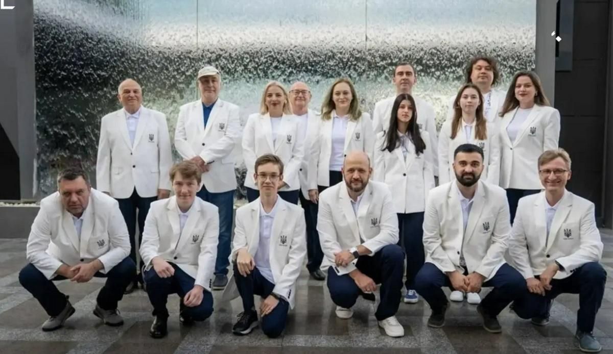 Збірна України з шахів / Фото ФШУ Збірна України з шахів / Фото ФШУ