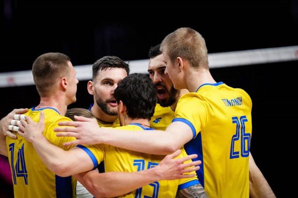 Сборная Украины по волейболу победила Израиль в стартовом матче Евро-2026