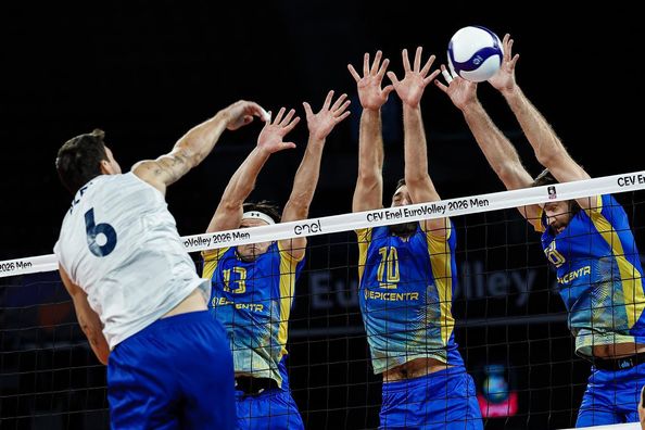 Сборная Украины по волейболу позорно вылетела с Евро-2026 – видеообзор матча с Румынией